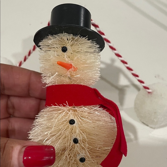 ☄️ 2/$10 ☄️Mudpie Snowman and Tree Garland - Picture 4 of 5
